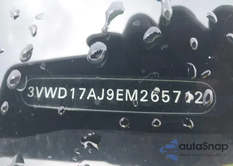 2014 Volkswagen Jetta 1.8T Se из США, поврежденный, VIN 3VWD17AJ9EM265712